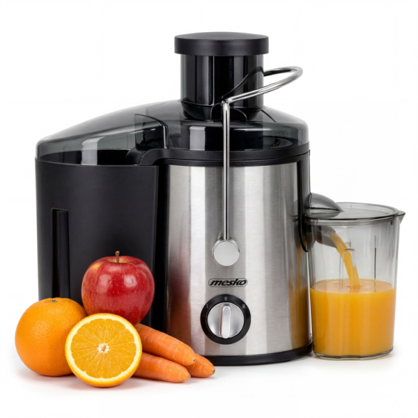 Компактна сокоизстисквачка Mesko MS 4126 в черен цвят - Здравословен сок за секунди – 600W мощност и миене в съдомиялна 13