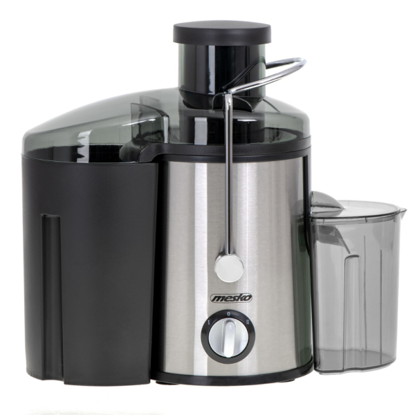Компактна сокоизстисквачка Mesko MS 4126 в черен цвят - Здравословен сок за секунди – 600W мощност и миене в съдомиялна