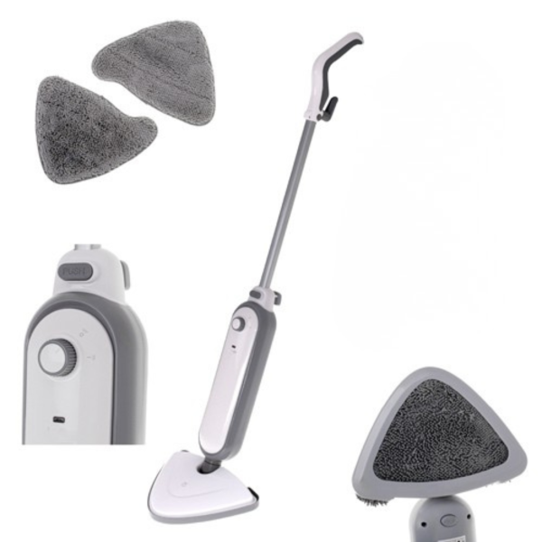 Мощен парен моп 1300W – дълбоко почистване, 25 г/мин пара и приставка за килими, почистване без химикали