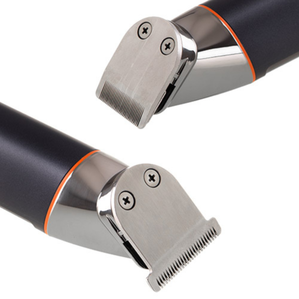 Професионален комплект за подстригване 5 в 1 – машинка, тример, бръсначка и приставки за лице и тяло