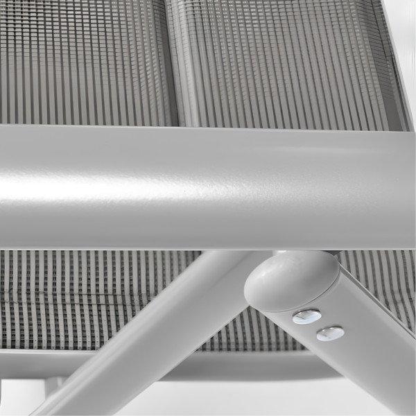 Луксозен регулируем стол за тераса и градина – Устойчив на атмосферни условия 9