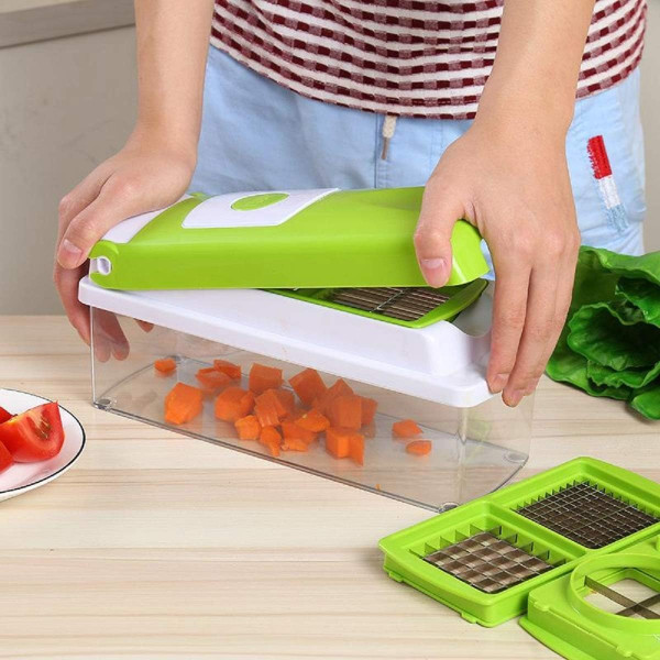 Кухненско Ренде за зеле, моркови с контейнер - Nicer Dicer Plus от 13 части TV32 2