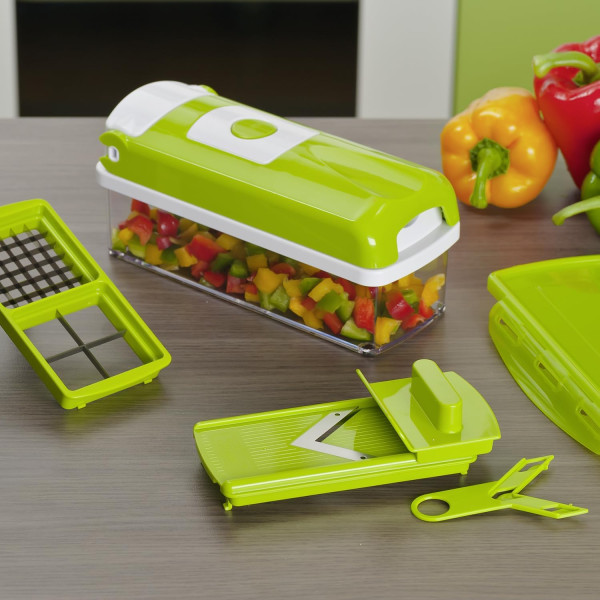 Кухненско Ренде за зеле, моркови с контейнер - Nicer Dicer Plus от 13 части TV32 3