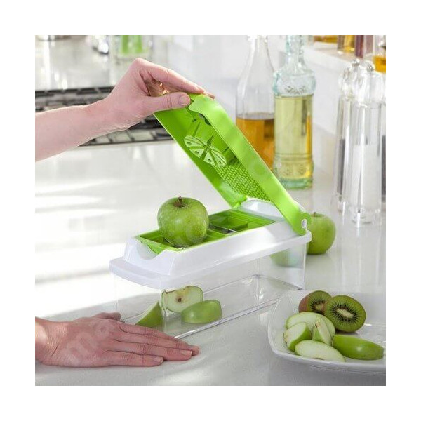 Кухненско Ренде за зеле, моркови с контейнер - Nicer Dicer Plus от 13 части TV32