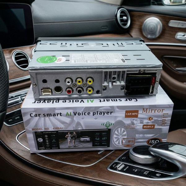 Авторадио Pioneer 4168T 1DIN с 4.1" Сензорен екран, Bluetooth, 3x USB, Mirror Link, Камера за задно виждане, MP5 плеър, FM Радио