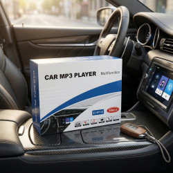 Автомобилно радио MP3 плеър с Bluetooth, USB, AUX и дистанционно – 4x55W