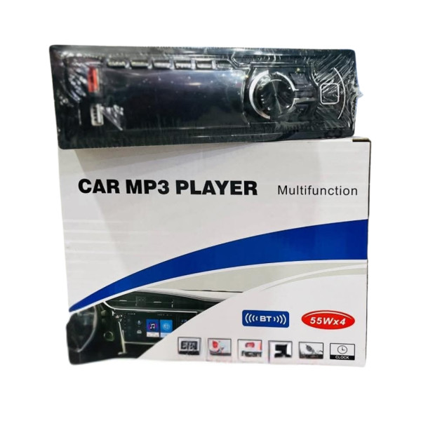 Автомобилно радио MP3 плеър с Bluetooth, USB, AUX и дистанционно – 4x55W 6