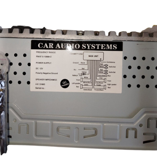 Автомобилно радио MP3 плеър с Bluetooth, USB, AUX и дистанционно – 4x55W 9