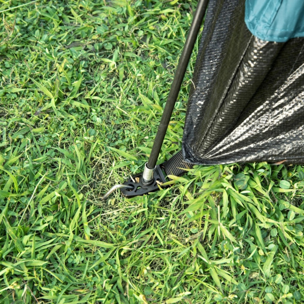 Двуместна лека къмпинг палатка с комарник и чанта за пренасяне, 205x145x100см