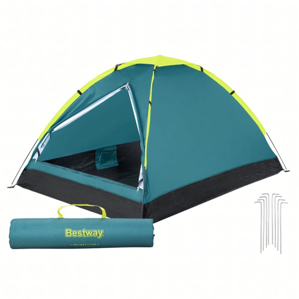 Двуместна лека къмпинг палатка с комарник и чанта за пренасяне, 205x145x100см 13