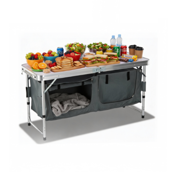 Сгъваем къмпинг шкаф – компактен, здрав и идеален за перфектен ред на открито 7