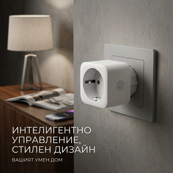Smart WiFi контакт 16A – дистанционно управление от телефон