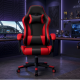 Ергономичен офис и геймърски червен стол – Максимален комфорт за гърба и врата, регулируем 3