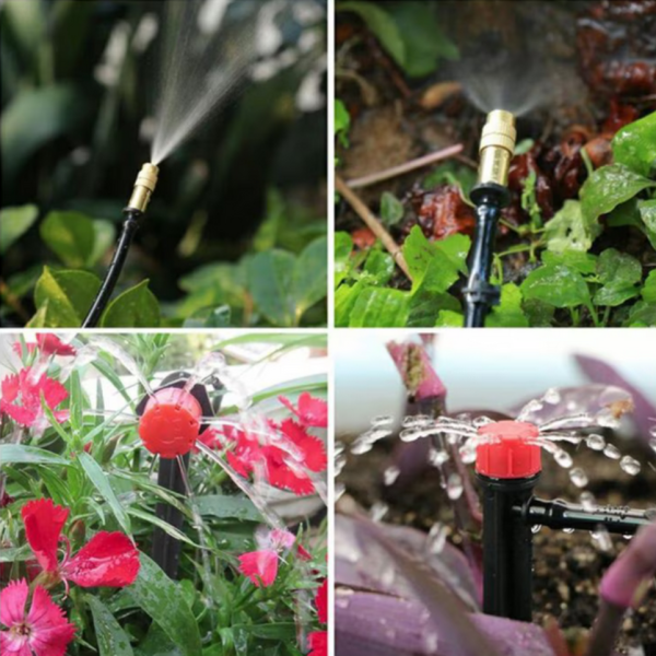 Комплект за капково напояване 25 м – пълен сет с регулируеми дюзи 2