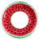 Надуваем пояс Диня 120 см – здрав PVC, атрактивен летен дизайн за плаж и басейн 6