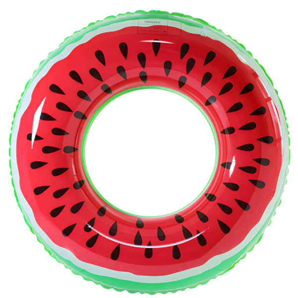 Надуваем пояс Диня 120 см – здрав PVC, атрактивен летен дизайн за плаж и басейн 6