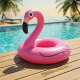 Надуваем пояс Фламинго 90 см – стабилен и стилен аксесоар за плаж и басейн, издръжлив PVC дизайн 3