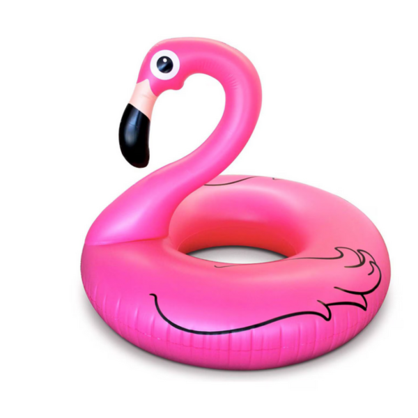 Надуваем пояс Фламинго 90 см – стабилен и стилен аксесоар за плаж и басейн, издръжлив PVC дизайн 7