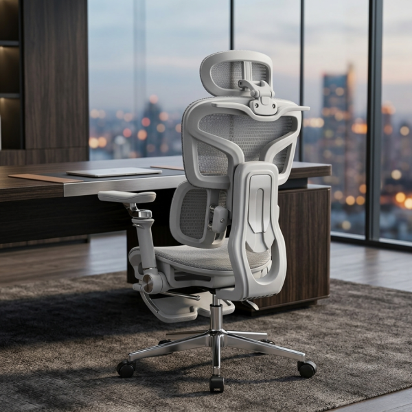 Ергономичен геймърски стол до 240 кг с 6D подлакътници и наклон 135° – максимален комфорт и стабилност 5