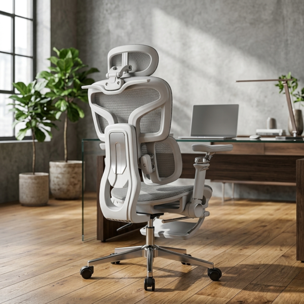 Ергономичен геймърски стол до 240 кг с 6D подлакътници и наклон 135° – максимален комфорт и стабилност