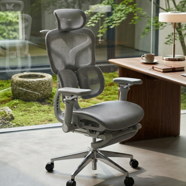 Ергономичен геймърски стол до 240 кг с 6D подлакътници и наклон 135° – максимален комфорт и стабилност 2