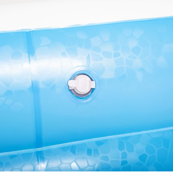 Надуваем семеен басейн 200x150 см + компактна електрическа помпа 4