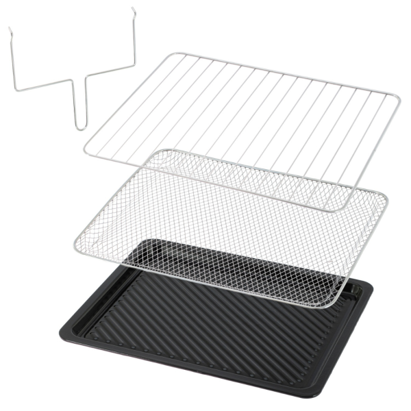 Многофункционален фритюрник с горещ въздух 30L - Мощна 2200W фурна с конвекция, 24 програми 12