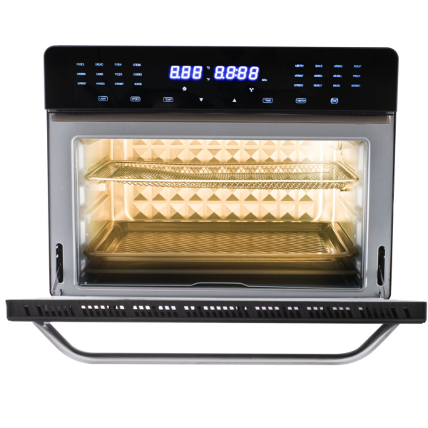 Многофункционален фритюрник с горещ въздух 30L - Мощна 2200W фурна с конвекция, 24 програми 5