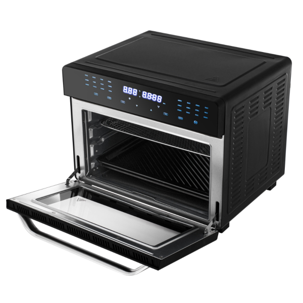 Многофункционален фритюрник с горещ въздух 30L - Мощна 2200W фурна с конвекция, 24 програми 7