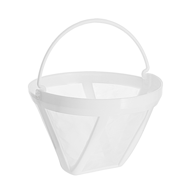 Компактна бяла кафеварка 600W – 0.6L, поддържане на топлина и антикапкова система 5