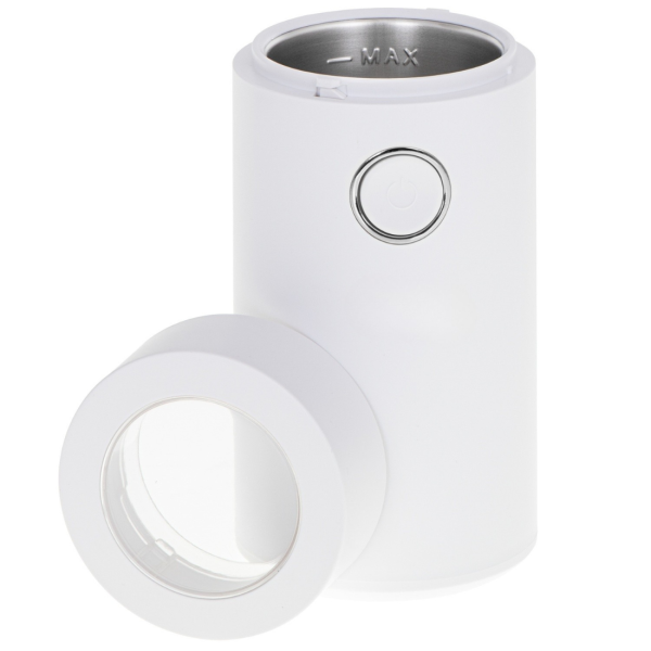 Електрическа бяла кафемелачка 150W – бързо смилане и перфектен аромат всеки ден