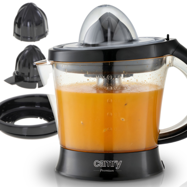 Електрическа сокоизстисквачка за цитруси 40W с 1L капацитет и контрол на пулпата