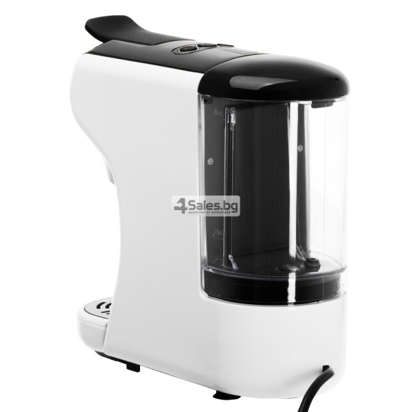 Еспресо машина с 5 адаптера и 9 вида капсули за кафе в бял цвят