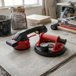 Професионален комплект Boxer: Вибрационна вендуза за плочки BX702 и Вакуумна вендуза за плочки BX-3269