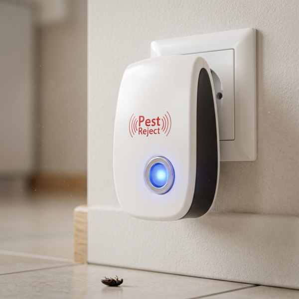 Ултразвуков репелент Pest Reject – Ефективна защита от гризачи и насекоми без химикали