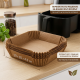 Незалепващи хартиени подложки за Air Fryer 20 x 20 x 4.5 cm  – 100 бр. - топлоустойчиви до 240°C 2