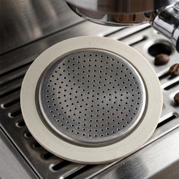 Резервен комплект за кафемашина – Алуминиев филтър + силиконово уплътнение (6.3 / 8 см) 5