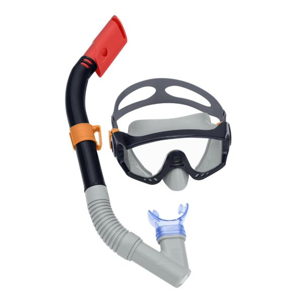 Комплект за шнорхелинг Bestway – маска, шнорхел и плавници с UV защита и суха система