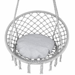 Висяща градинска люлка с възглавница - пълен релакс във вашият дом и градина
