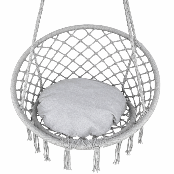 Висяща градинска люлка с възглавница - пълен релакс във вашият дом и градина