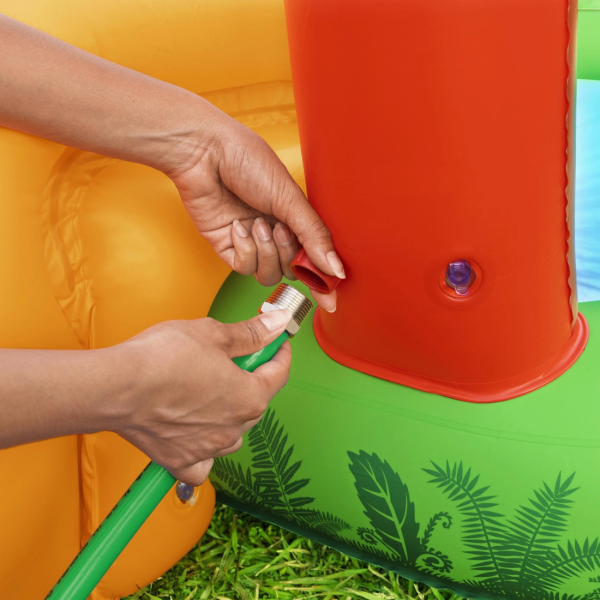 Водна площадка Bestway Jurassic 53160 – Детски мини аквапарк с пързалка и пръскачки