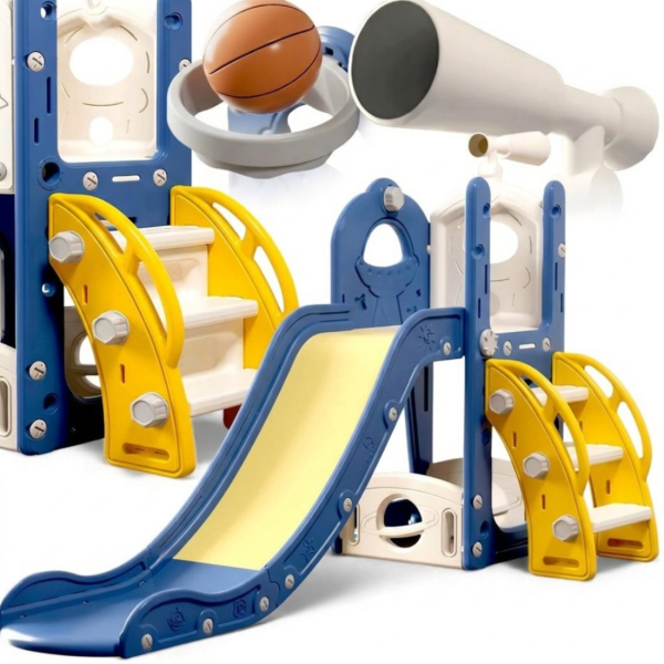 Детска пързалка за дома и градината - здрава конструкция, UV защита и бърз монтаж 14