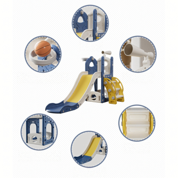 Детска пързалка за дома и градината - здрава конструкция, UV защита и бърз монтаж 12