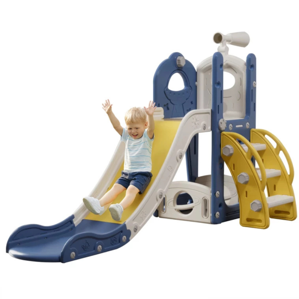 Детска пързалка за дома и градината - здрава конструкция, UV защита и бърз монтаж