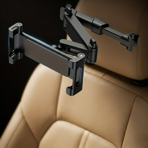 Автомобилна стойка за таблет и телефон за облегалка – 360° въртене и регулируемо рамо