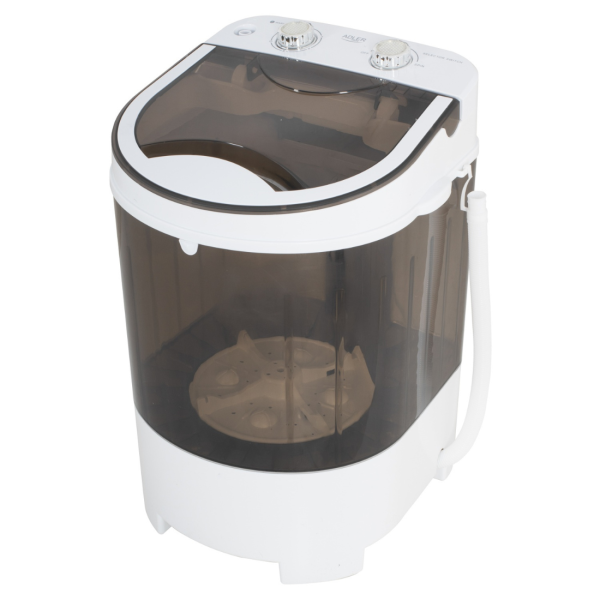 Преносима мини пералня Adler с центрофуга до 4 кг - Компактно решение за всяко пространство