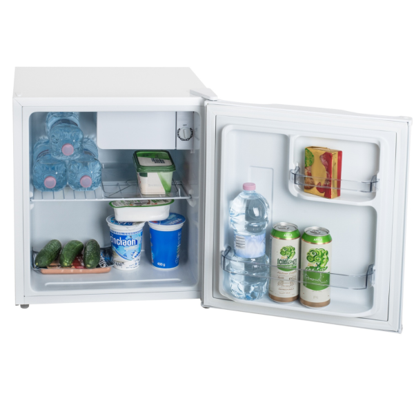 Компактен мини хладилник 45L – тих (40 dB), икономичен, с регулируема температура 8