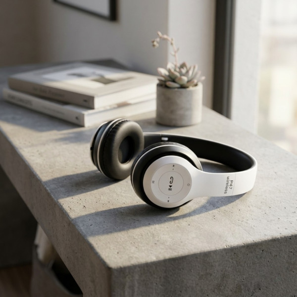 Безжични Bluetooth слушалки P47, Bluetooth 4.2+EDR, Вграден микрофон, MicroSD слот, MP3 плеър 3