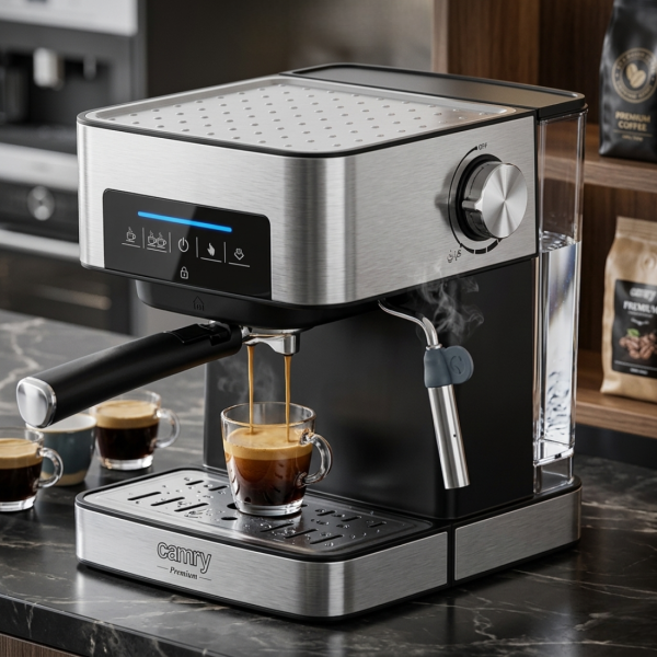 Кафемашина CAMRY – Перфектно еспресо и кадифено капучино у дома с 15 бара налягане 1