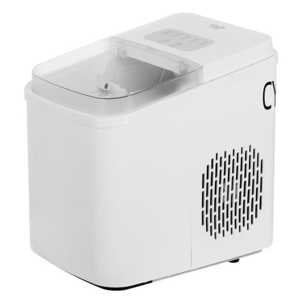 Ледогенератор Adler - 12 кг/ден, бързи кубчета за 10 минути, тиха работа и самопочистване, 2 размера лед